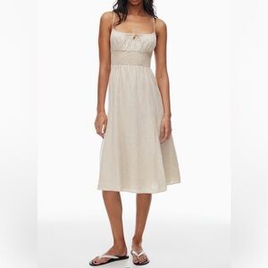 Aritzia Genoa linen dress